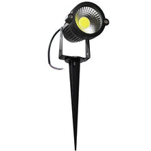 Faretto Led 5W Da Esterno Con Picchetto Giardino Staffa Parete Proiettore 4000K