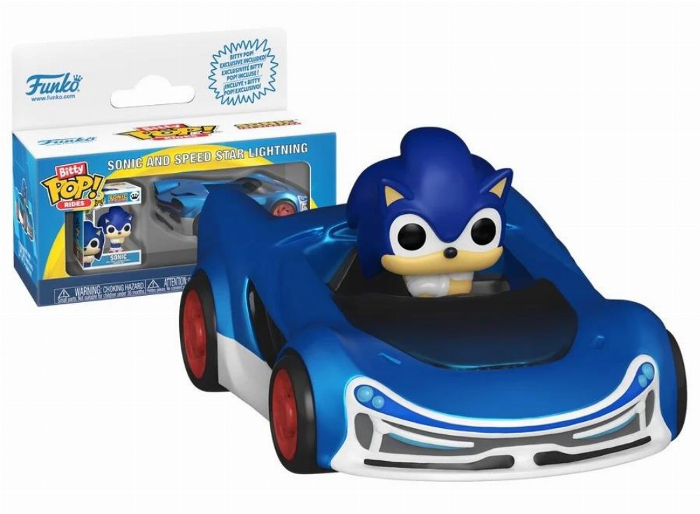 Funko Bitty Pop! Sonic the Hedgehog: Sonic w/Speed Star 4cm Nuovo