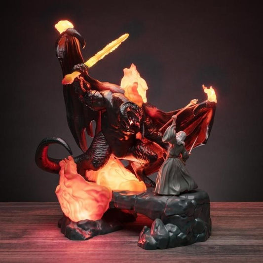 Il Signore Degli Anelli - Lampada The Balrog Vs Gandalf 41Cm Paladone Led Light
