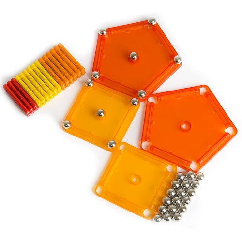 Geomag Classic Color 64 Palline Barrette Magnetiche Multicolor Gioco Costruzione
