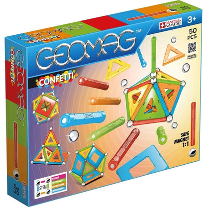 Geomag Classic Color 50 Palline Barrette Magnetiche Multicolor Gioco Costruzione