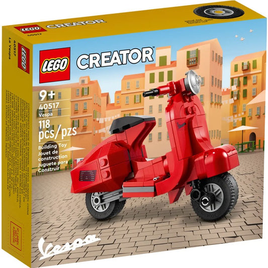Lego - Creator - Set 40517 (Vespa) Mini Ciclomotore Figure Costruzioni 118Pz 9+