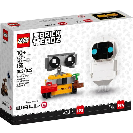 Lego - Brickheadz 40619 Disney Pixar (Wall-E E Eve) Figure Costruzioni 193+194
