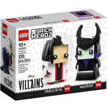 Lego - Brickheadz 40620 Disney Villains (Crudelia De Mon & Malefica) 195Pz+196Pz