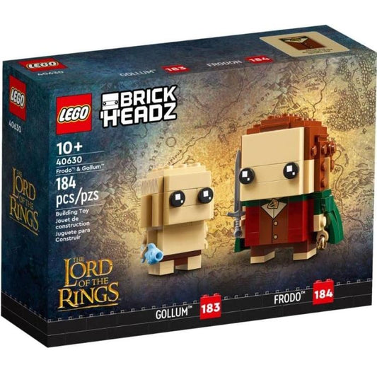 Lego - Brickheadz 40630 Lord Of The Ring (Frodo & Gollum) Signore Anelli 367Pz