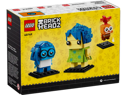 Lego - Brickheadz 40749 Disney - Inside Out 2 (Gioia, Tristezza e Ansia) Figure