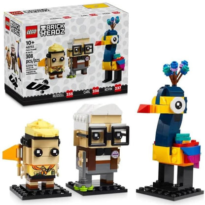 Lego - Brickheadz 40752 Disney - Up (Carl, Russell E Kevin) Figure 235+236+237