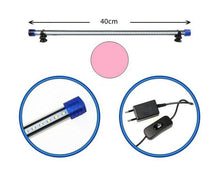 Barra Led Lampada Neon Per Acquario Impermeabile Immersione Luce ROSA 40CM
