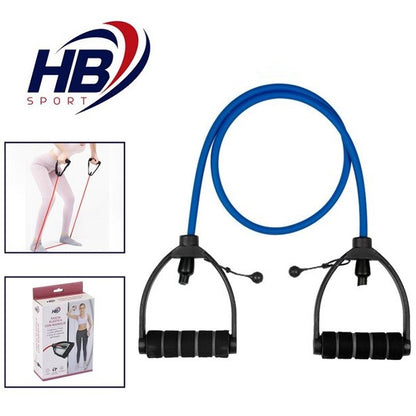 BANDA DI RESISTENZA FASCIA ELASTICA ESTENSORE CORDA FITNESS PILATES YOGA | 40KG