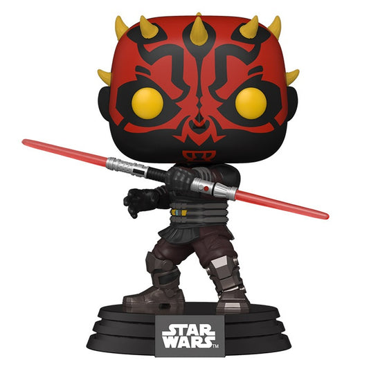 Funko Pop ! Star Wars (410) Darth Maul Vinyl Figure 9Cm Statuetta Da Collezione