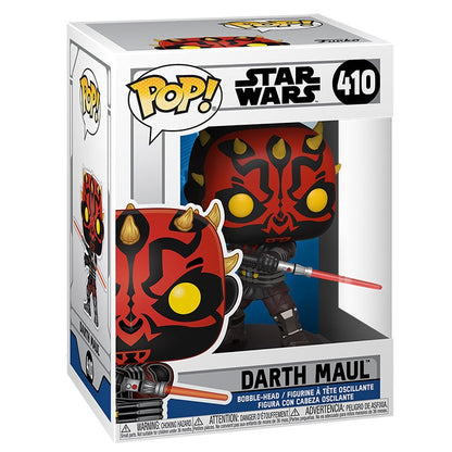 Funko Pop ! Star Wars (410) Darth Maul Vinyl Figure 9Cm Statuetta Da Collezione