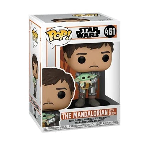 Funko Pop Star Wars - The Mandalorian With Grogu (461) Vinyl Action Figure
