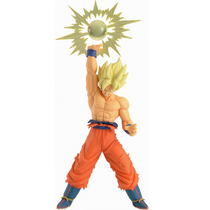 Bandai Banpresto Dragon Ball Z: Goku Super Saiyan Con Sfera Di Energia Statua Da Collezione - GxMateria Figure 18cm PVC