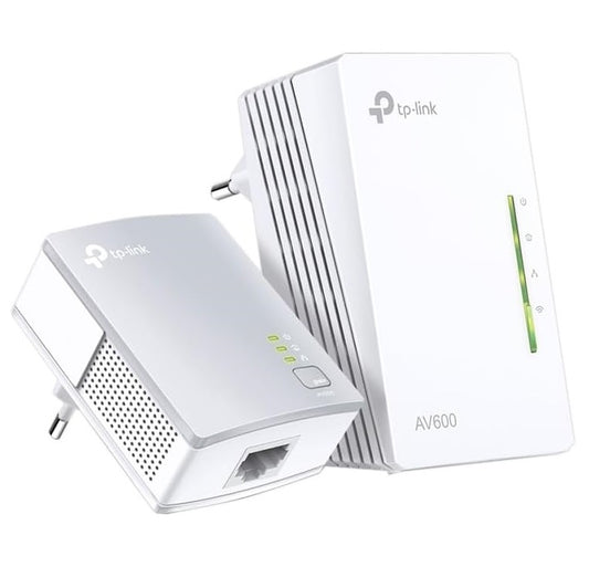 Tplink Powerline Av600 Wi-Fi 300Mbps Tl-Wpa4220 Kit 2.4 Ghz Ricevitore Extender