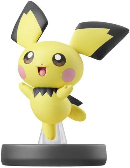 Amiibo Nintendo Super Smash Bros Collection - Pichu No.72 Figure Pokemon Nuovo