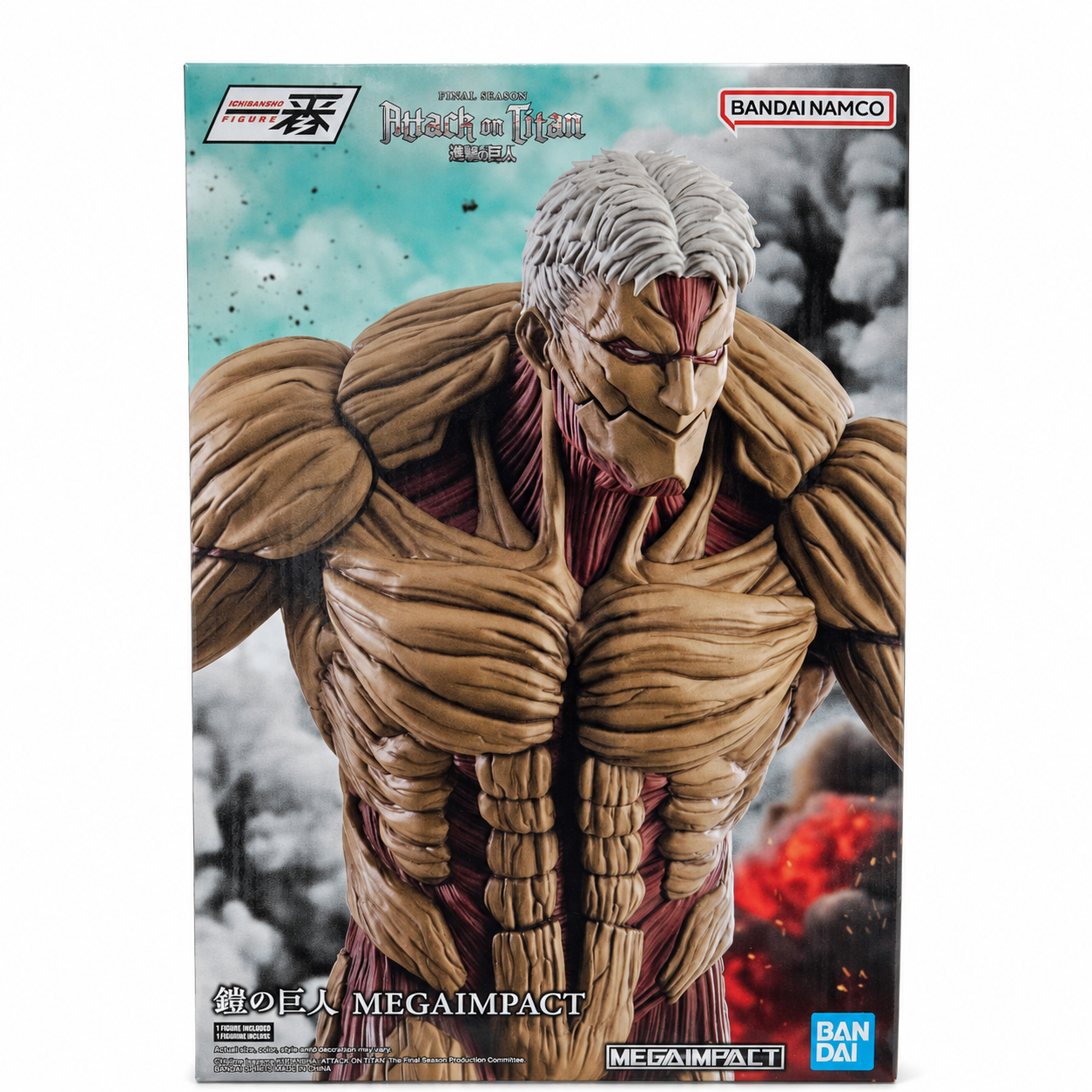 Bandai - Attack On Titan: Final Season (Armored Titan) Heaven - MEGAIMPACT - Banpresto Ichibansho - Figure  30 cm