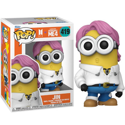 Funko Pop ! Movies Cattivissimo Me 4 X Bts - (419) Minion Jin Vinyl Figure 9Cm