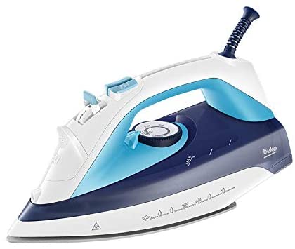 BEKO FERRO DA STIRO SIM7124B SISTEMA STEAMXTRA PRO 2400W BIANCO/BLU DA VIAGGIO