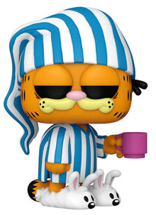 Funko Pop ! Comics Garfield - (41) Garfield W/ Mug Vinyl Figure 9Cm W / Tazza