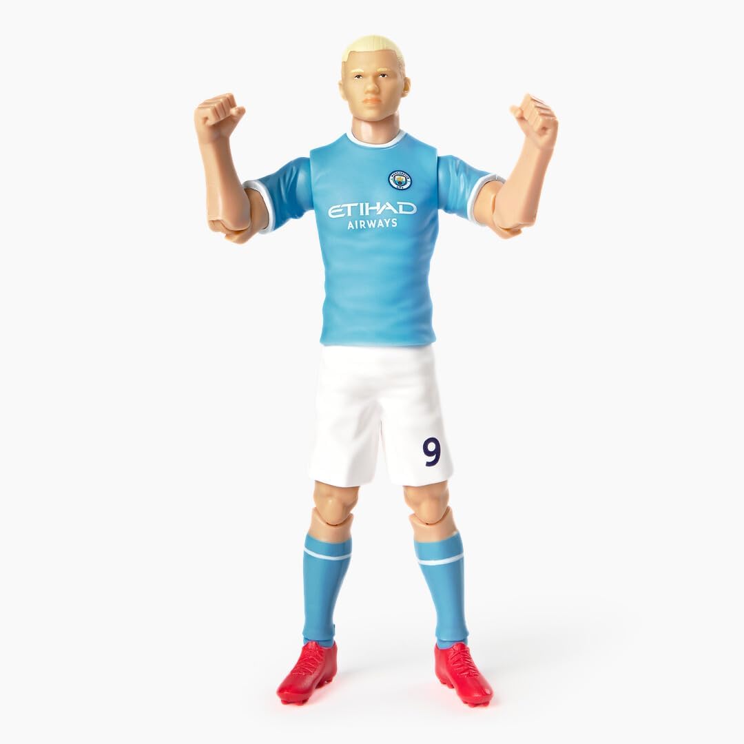 Banbo Toys - Sockers - Manchester City (Haaland) Action Figure Football/Calcio Statuetta da Collezione 20cm