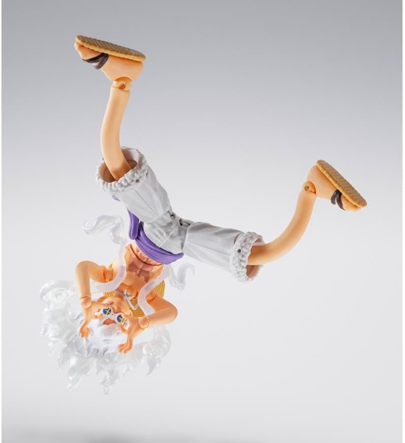 Bandai S.H. Figuarts: One Piece Monkey D. Luffy Gear 5 - Figure Articolata 16cm