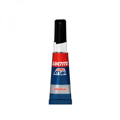 24pz LOCTITE SUPER ATTAK ORIGINAL 3gr ESPOSITORE COLLA VERSATILE MULTIUSO ATTACK