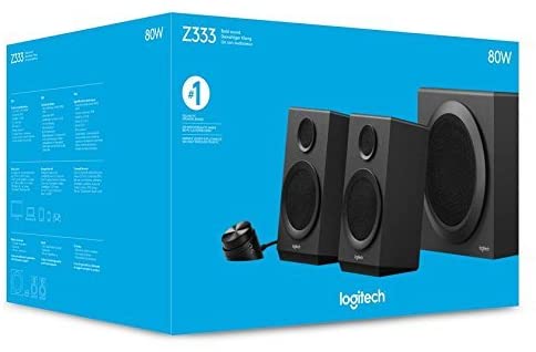 Logitech Z333 2.1 Altoparlanti Multimediali Subwoofer Pc Tv Smartphone Ps4 Xbox
