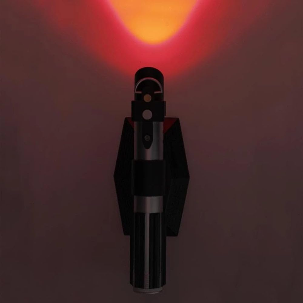 Paladone Star Wars Lightsaber Uplighter Lampada Da Parete Spada Laser Darth Vader Con Suoni Ufficiali