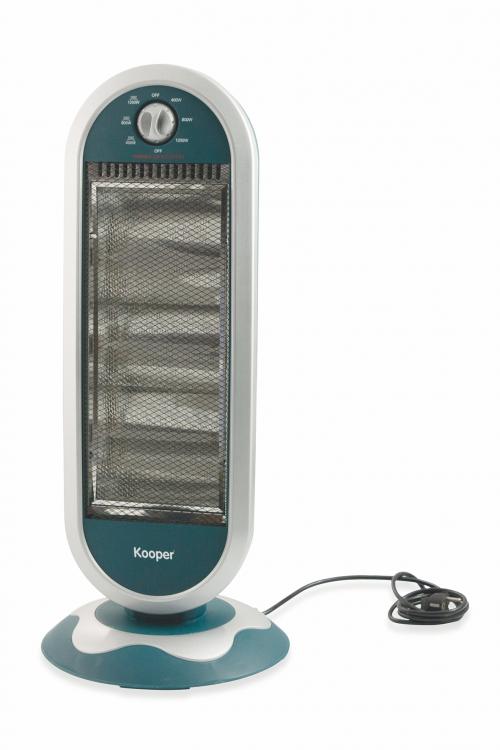 Kooper Stufa Stufetta Alogena Oscillante  Rotante 3 Elementi 1200W Florida Casa