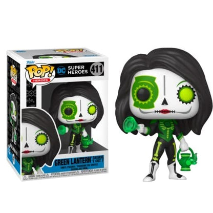 Funko Pop Dc Super Heroes 411 Green Lantern Jessica Cruz Action Figure Statuetta