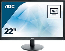 AOC MONITOR 22HBI LCD 21.5" IPS LED FHD 1920 x 1080 VGA HDMI NERO 1080p