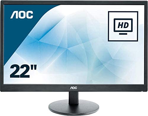 AOC MONITOR 22HBI LCD 21.5" IPS LED FHD 1920 x 1080 VGA HDMI NERO 1080p