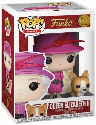Funko Pop ! Royals -(01) Queen Elizabeth Ii Figure Regina Elisabetta Inghilterra