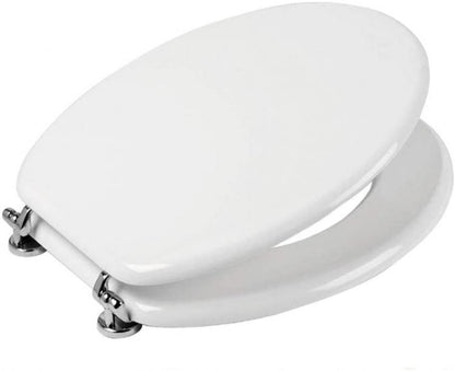 COPRIWATER UNIVERSALE TINTA UNITA BIANCO RESISTENTE CERNIERE ACCIAIO WC BAGNO