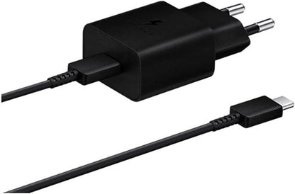 Samsung Ep-T1510X Caricabatteria Originale Caricatore 15W Usb-C Con Cavo (Nero)