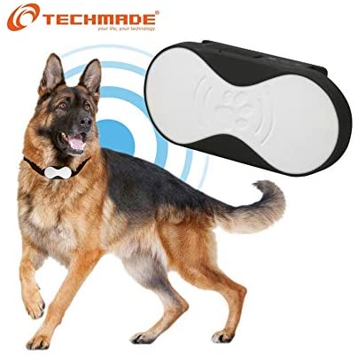 Techmade Wifi Gps Localizzatore Satellitare Collare Animali Cani Gatto Pet Nero