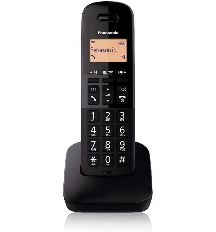 Panasonic Telefono Cordless Display Illuminato Portatile Kx-Tgb610Jtb Casa Nero