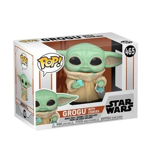 Funko Pop Star Wars Mandalorian Grogu With Cookies (465) Statuetta Vinyl Figure