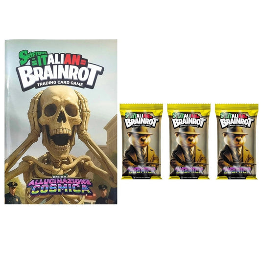 Album Raccoglitore + 3 Buste Skifidol Brainrot Allucinazione Cosmica TCG Ita