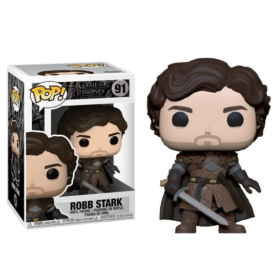Funko Pop Game Of Thrones 91 - Robb Stark - Trono Di Spade Vinyl Tv Statuetta