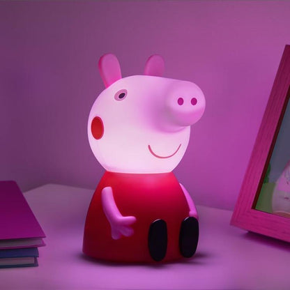 Paladone - Lampada Led Da Tavolo (Peppa Pig Light) Con Suoni Luce Notturna 18Cm