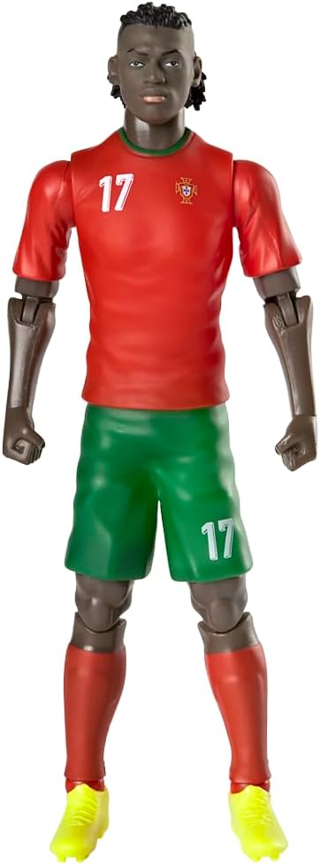 Banbo Toys - Sockers - Portogallo (Rafael Leao) Action Figure Football/Calcio Statuetta da Collezione 20cm