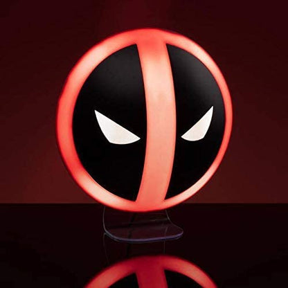 Paladone Lampada Marvel Logo Deadpool Multicolore Plastica Da Tavolo Moderno