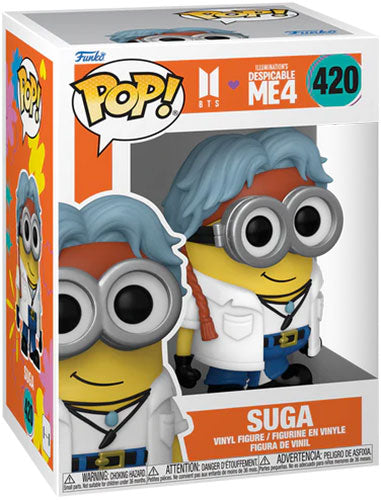 Funko Pop ! Movies Cattivissimo Me 4 X Bts - (420) Minion Suga Vinyl Figure 9Cm