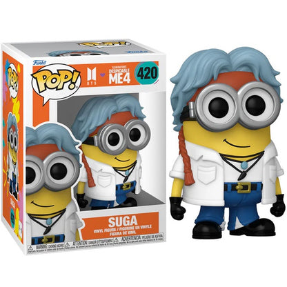 Funko Pop ! Movies Cattivissimo Me 4 X Bts - (420) Minion Suga Vinyl Figure 9Cm