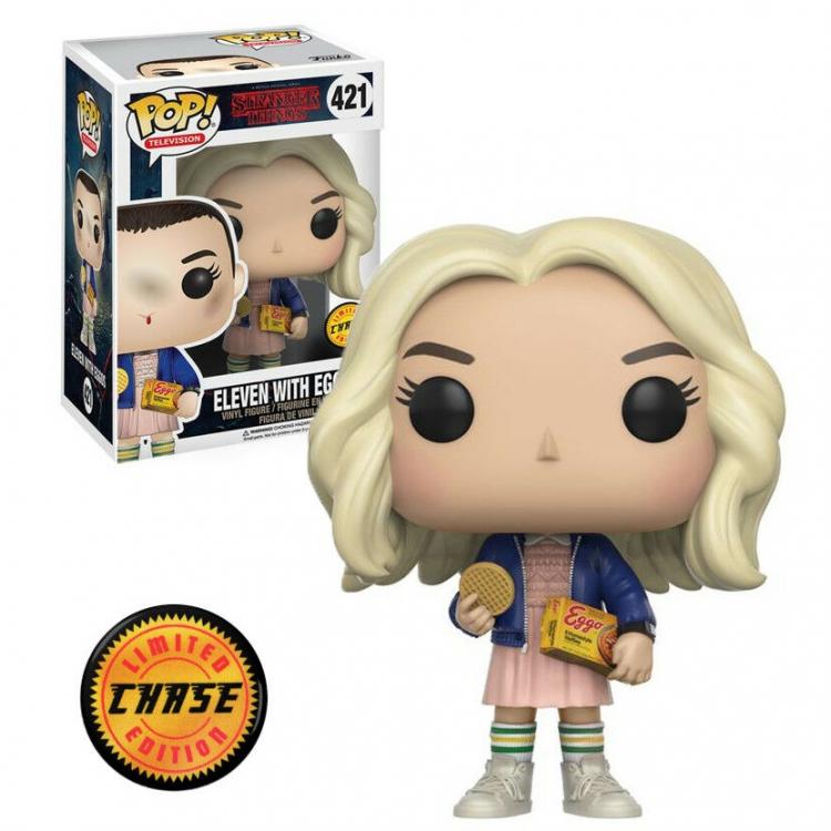 Funko Pop Stranger Things - Eleven With Eggos 421 (Chase) Vinyl Figure Limited