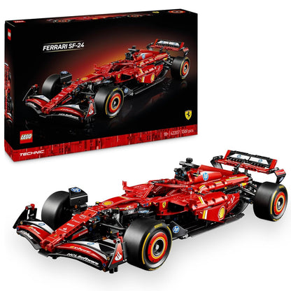 Lego -Technic 42207 Monoposto F1 Ferrari SF-24 Formula 1 Costruzione 1361 pz 18+