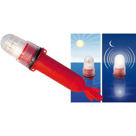 Lampada Luce Boa Segnalazione Led Crepuscolare Coffa Boetta Galleggiante Pesca