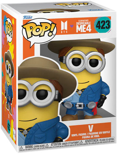 Funko Pop ! Movies Cattivissimo Me 4 X Bts (423) Minion V Vinyl Figure 9Cm