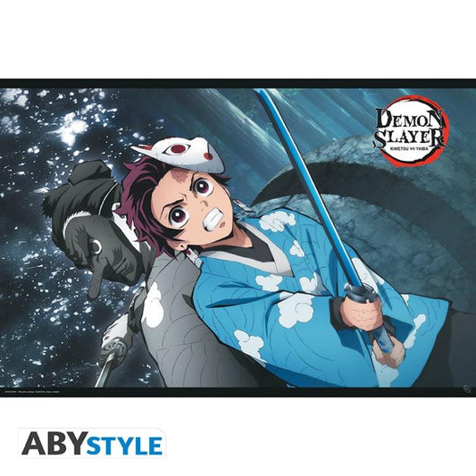 ABYSTYLE MAXI POSTER DEMON SLAYER: "TANJIRO & URUKODAKI" (GB EYE) 91,5x61cm